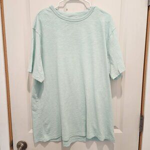 Men's American Eagle Super Soft Aqua Blue T-Shirt, Size XL